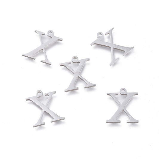Copy of Chi Letter Charms Stainless Steel, Greek Alphabet Charms
