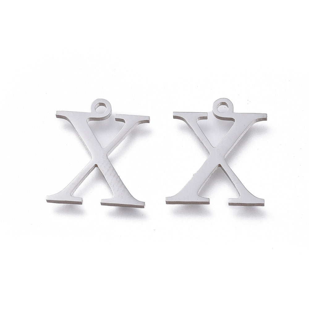 Copy of Chi Letter Charms Stainless Steel, Greek Alphabet Charms
