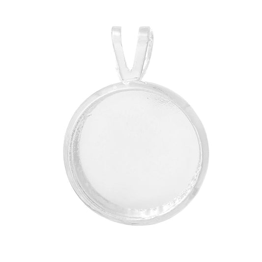 30 Cabochon Settings Fits 12mm, Pendant Tray Antique Silver Tone