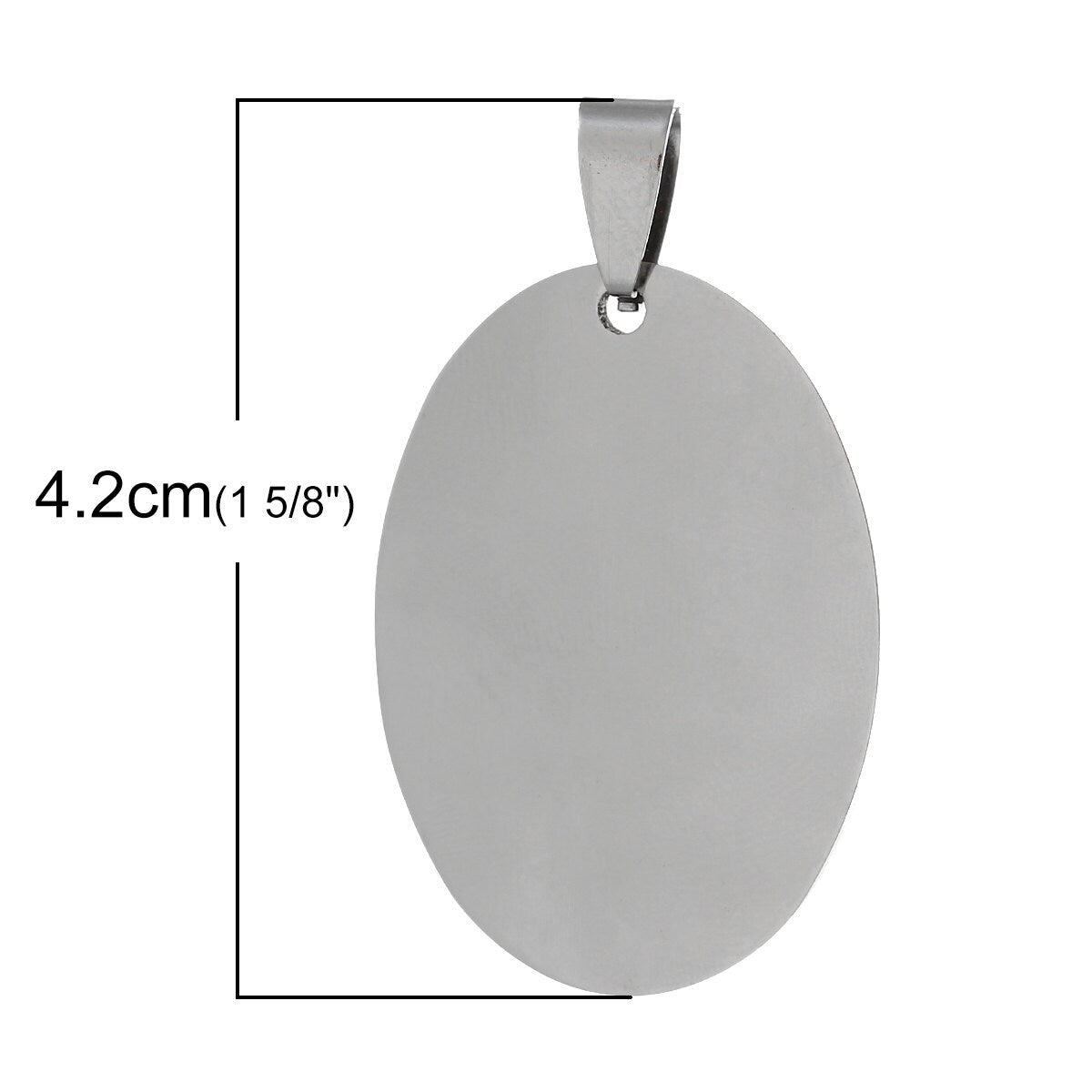 5 stainless steel blanks, 304 Stainless Steel Blank Stamping Tags, metal charm blanks