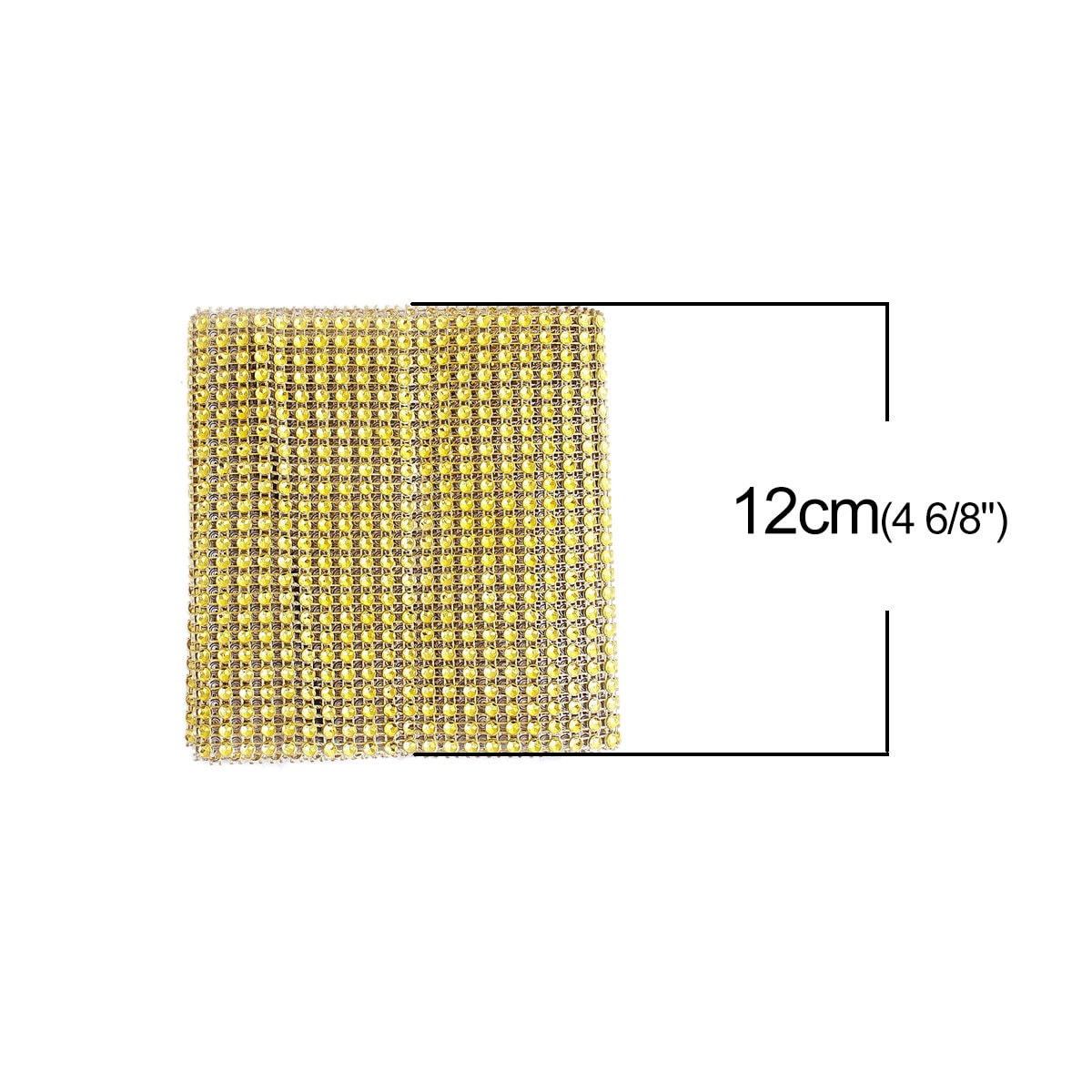 Silver 24 Row Diamond Plastic Rhinestone Ribbon Trim Mesh Wrap 1 Yard You choose Silver Red Black Gold Purple