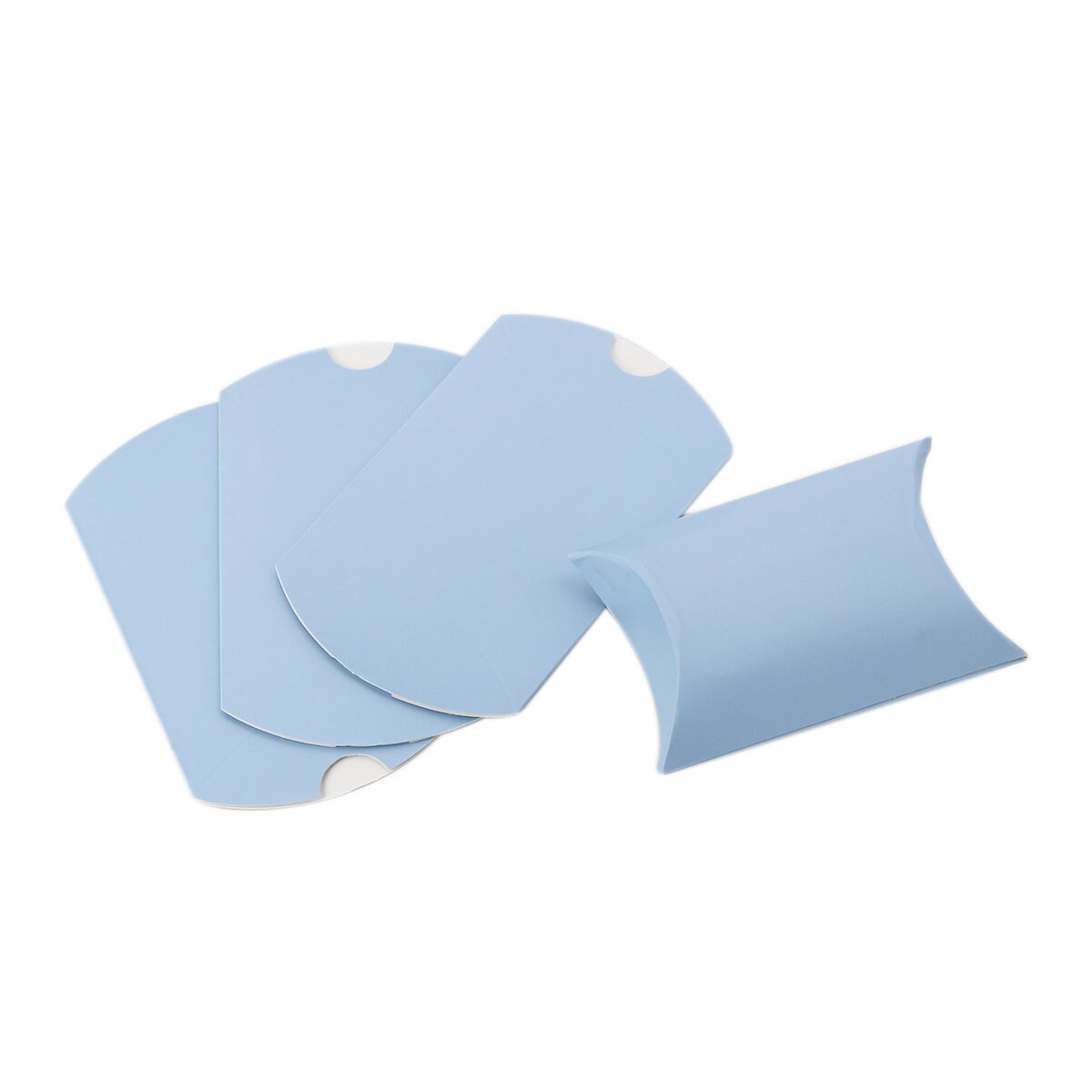 Blue Pillow Boxes, Candy Boxes, Favor Boxes 9cm x 7cm