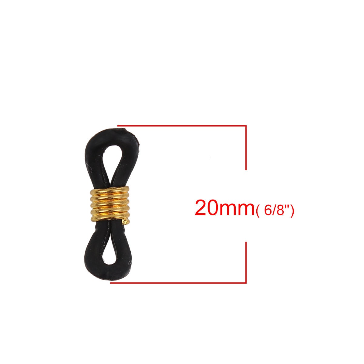 50 Rubber Eyeglasses Chain Holder
