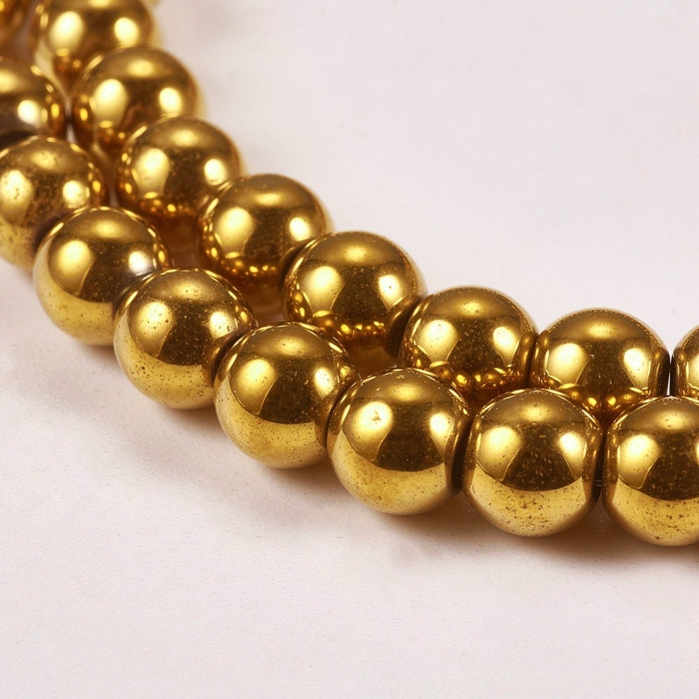 127 3mm Synthetic Hematite Beads Electroplate Non-magnetic, Colors Copper, Golden, Rainbow