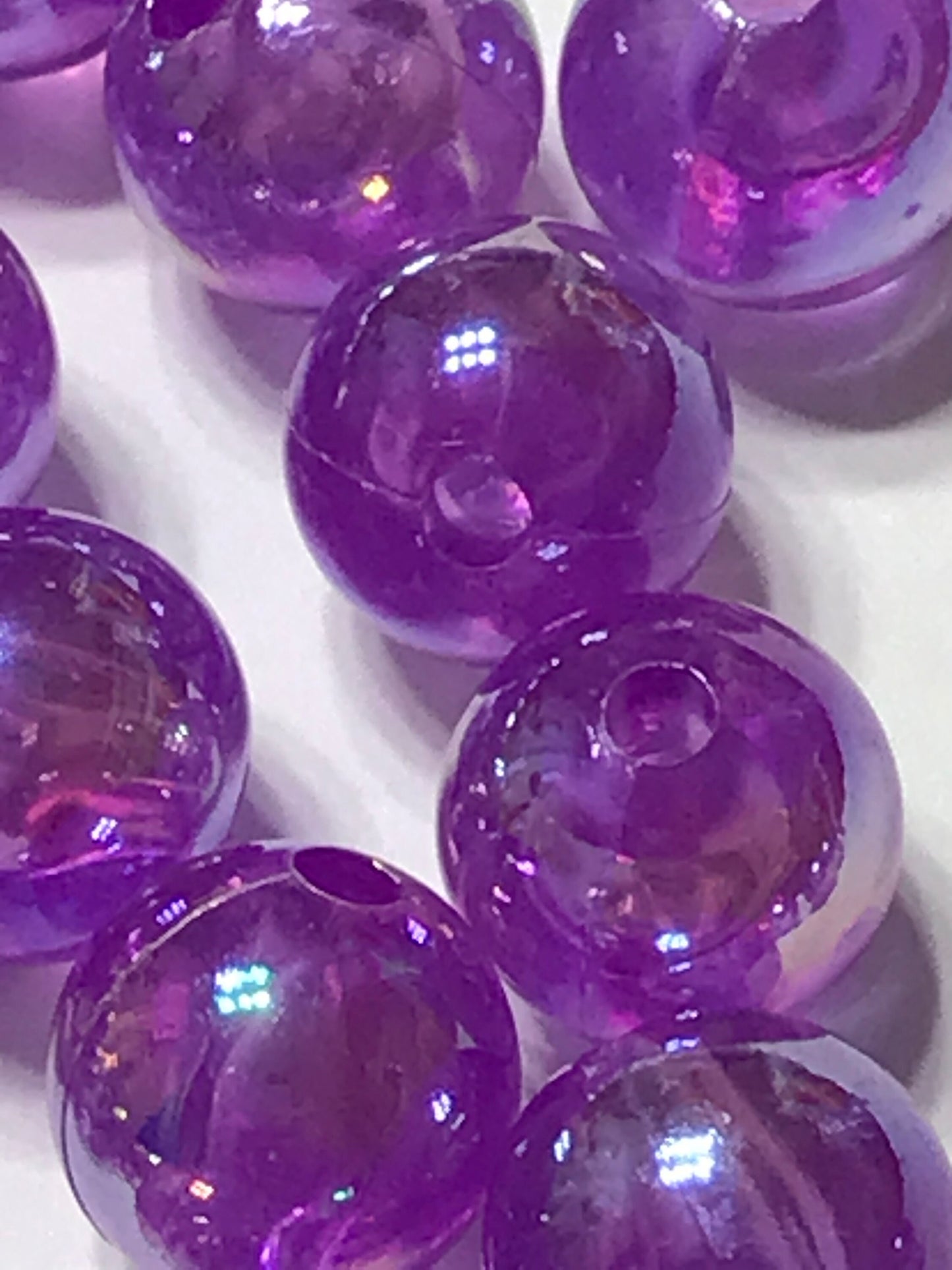 200 Acrylic Bubblegum Beads 10mm