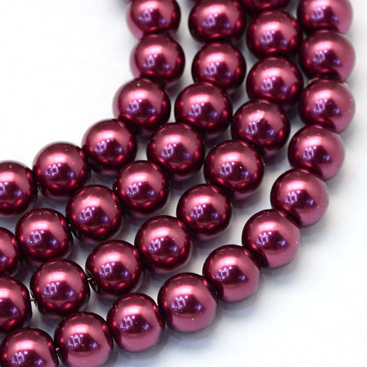 Wine Glass Pearl Beads 3mm 4mm 6mm 8mm 10mm 12mm 14mm, jewelry making