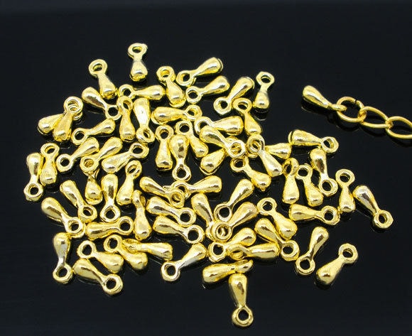 200 Extender Chain Drops Gold Plated