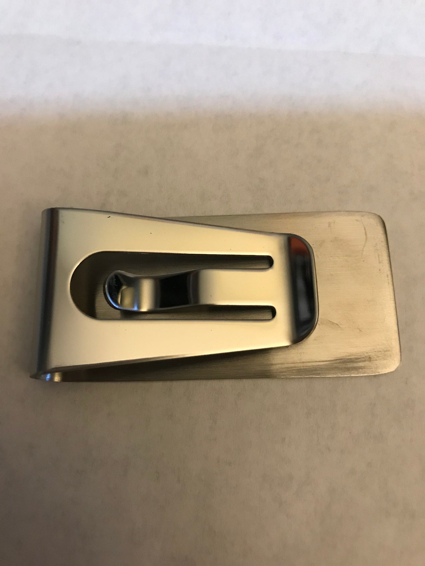 1 Money Clip, Stainless Steel Stamping Supplies, Gifts for him