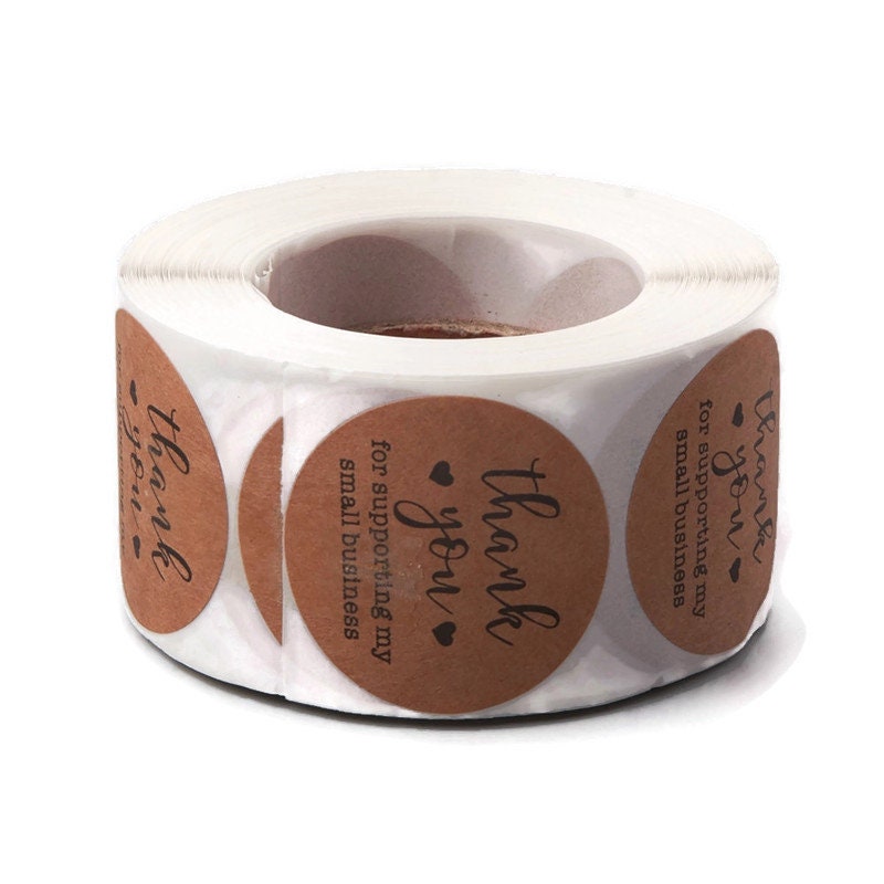 25mm Thank you for supporting my small business adhesive labels