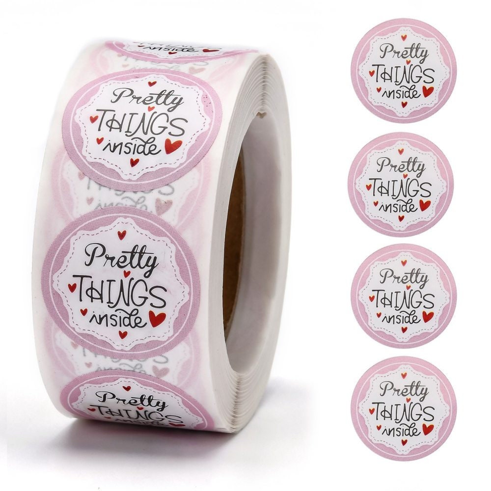 Thank You Stickers, Pretty Things Inside Stickers, Packing stickers