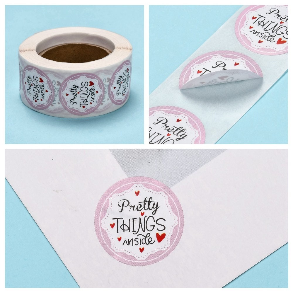 Thank You Stickers, Pretty Things Inside Stickers, Packing stickers