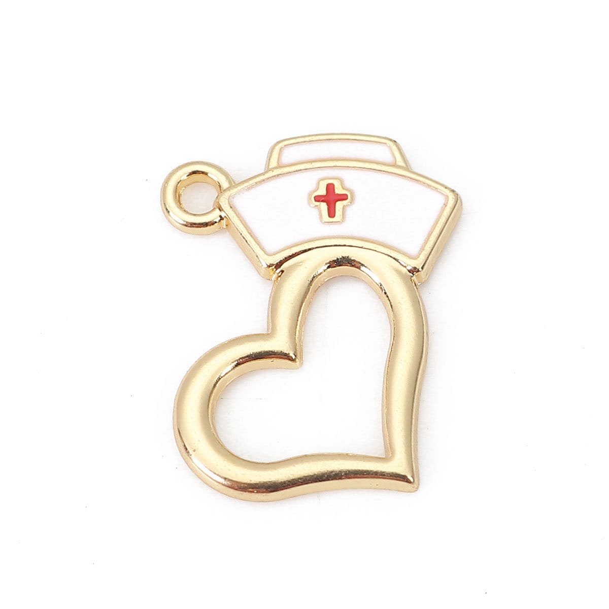 10 RN Nurse Charms, Nurse Charms, Registered Nurse Charms, LPN Nurse