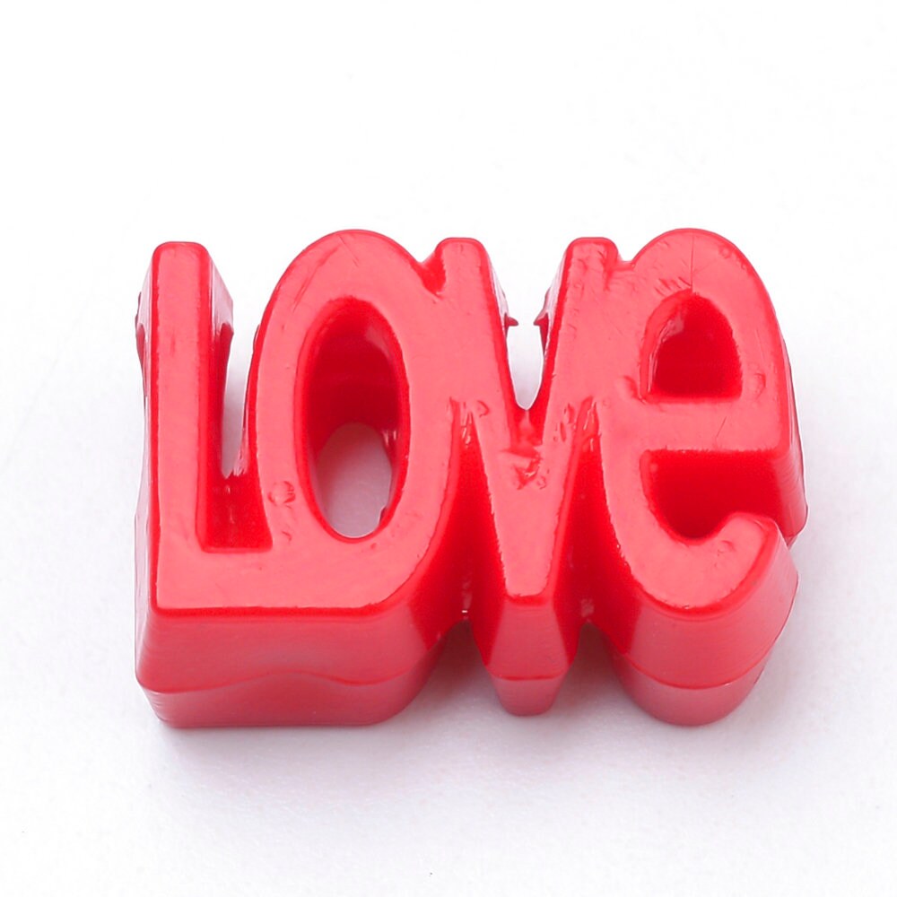 Acrylic Love Beads