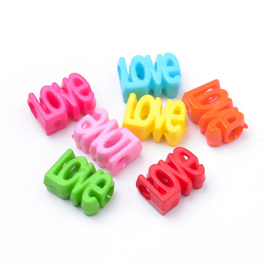Acrylic Love Beads