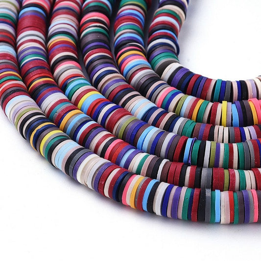 8mm Heishi Beads Polymer Clay