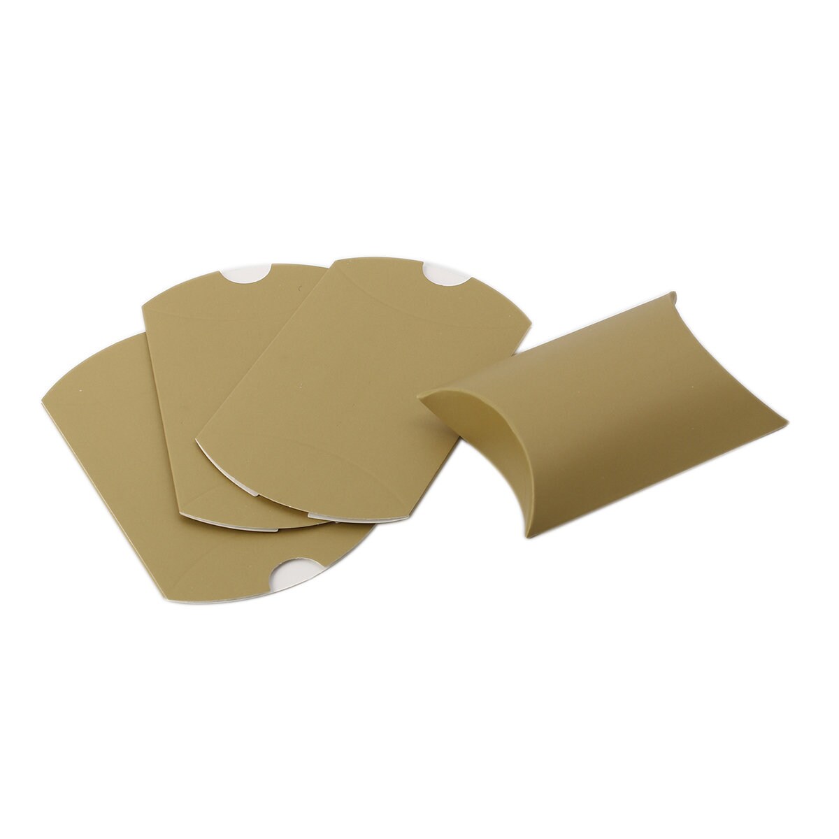 Brown Pillow Boxes, Candy Boxes, Favor Boxes 9cm x 7cm