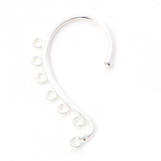 Silver Ear Climber, Gold Ear Cuff, Left Ear Cuff, Right Ear Cuff, Rose Gold Ear Cuff, Jewelry Supplies