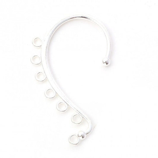 Silver Ear Climber, Gold Ear Cuff, Left Ear Cuff, Right Ear Cuff, Rose Gold Ear Cuff, Jewelry Supplies